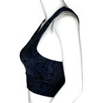 All Fenix Sports Bra Womens Small Black‎ Blue Snake Print Gym Workout Athleisure Black Photo 2