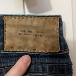 True Religion Y2K  Low Rise Leather Tag Jeans W29 Medium Wash Photo 4
