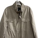 Lucky Brand  Women's Military Utility Jacket Beige Size M Long Sleeve No Hood Photo 13