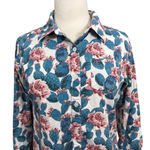 Ariat  REAL Fitted Cactus Floral Button Down Shirt Women Medium Photo 1