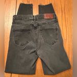Madewell Women's High Riser Ripped Skinny Jeans in Black Sea Raw Hem Size 27 Photo 11