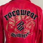 Rocawear Vintage Y2K  Womens Size XL Red Jacket Zip Up Retro Glam‎ Sparkle Photo 3