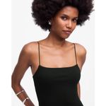 Madewell NWT  Squareneck Tank Top In Black Size XS Photo 2