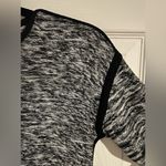 Athleta Retreat Sweater Dress Marled Grey Black Long Sleeves Crewneck Womens XSP Photo 2