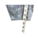 Gemma Rae Womens Skinny Jeans Blue Novelty Graffiti Light‎ Wash Drawstring 15/32 Size undefined Photo 6