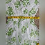 Blush NWOT White and Green Floral Romper size S Photo 3