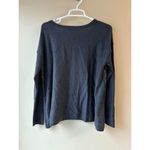 Eileen Fisher  Dark Grey Merino Wool Sweater with Sequin Detailing Size Medium Photo 1