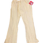 Dickies Women's XSP Uniforms Easy Care Scrub Flared Pants Yellow Petite NWT Photo 0