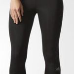 Adidas dark charcoal Capri with pink logo Photo 0