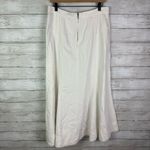 Madewell Flutted Midi Skirt Tile White Size 31 Photo 5