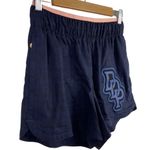 Puma x Dapper Dan Women's Jacquard Athletic Shorts Navy and Pink Size Small Photo 6