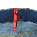 Spanx  FLARE JEANS DARK WASH BOOTCUT DISTRESSED HEM SIZE L Photo 2