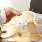 On 34th Boucle Double Zip Up Long Sleeve Cozy Bomber Jacket Cream Ivory XS Photo 2