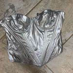 FashioNova metallic corset top Photo 0