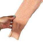 Kaisely Kaisley Pink Cotton Blend Long Sleeve Oversized Pullover Knit Sweater Women Sz M Photo 3