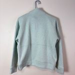 Vineyard Vines  Light Blue Quarter Zip Pull Over Fleece Sweater Size Medium Teal Photo 3