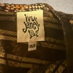 Ivy Jane Orange Brown Boxy Bib Collar Blouse Photo 7