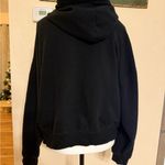 PINK - Victoria's Secret Victoria's Secret Pink Ivy Fleece Relaxed Full Zip Hoodie Color Black Racing Med Photo 2