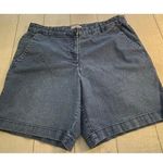 kim rogers Women's Blue Denim Bermuda Shorts Size 16 Photo 0