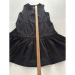 Vineyard Vines Tilly Harbor Seersucker Tiered Dress Small Black Moisture Wicking Photo 8