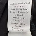 Frank & Eileen Victoria Oversized Italian Cotton Tuxedo Shirt | Medium | Black Photo 14