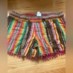 Ivy Jane  Multicolor Striped Pom Pom Shorts Photo 3