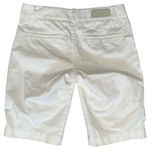 Lacoste  Women’s Size 38 4 White Cotton Bermuda Shorts Photo 1