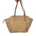 Marc Fisher Tan Woven Front Tote Bag Photo 1