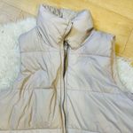 Old Navy Mauve pink blush puffer vest for fall and winter L Photo 4