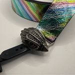 Kurt Geiger  Multicolor Belt with Silver Buckle S/M Photo 1