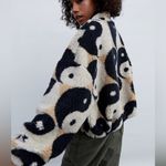 Urban Outfitters Olivia Sherpa Jacket Yin Yang Print Fleece Coat Women XS Photo 10