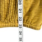 prAna Top Womens XS Mustard Yellow Ocupas Popover Pintuck Organic Athleisure Photo 7