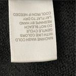 StitchDrop Fuzzy Black Grey Cozy Oversized Hooded Sweater Dress Sleeves Sz XL Black Photo 9