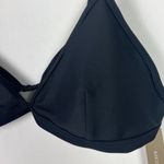 J.Crew NWT  Ribbed Triangle Bikini Top Black Plus Size 3X NEW Photo 3