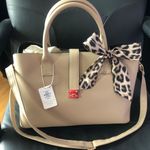 Primark Tan Purse With Cheetah Print Bow Photo 0