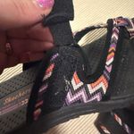 Skechers Black and Pink Adventure Sandals with Criss-Cross Straps Photo 2