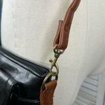 Stone Mountain  Leather Crossbody Purse Brown/Black Photo 2