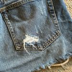 We The Free  Distressed Button Fly Denim Shorts Photo 4