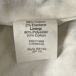 J.Crew Striped Nautical A Lined Knee Length Pencil Skirt Back Zip 2 Blue White Photo 8