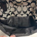 Coach F28504 F1405 Black & Tan Tote Signature Monogramed Canvas & Leather Bag Photo 2