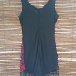 Spirit S/M Halloween Costume Fringe Red Black Flapper Dress w Beaded Frunge Photo 2