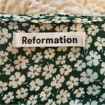 Reformation  Venezuela Sammy Green Floral Wrap Dress Size XS Photo 4