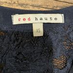 Red Haute Sheer lace blouse Photo 2
