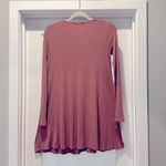 Forever 21  Brown longsleeve dress, Size M Jersey Knit Western Coastal Cowgirl Photo 1