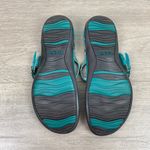 Vionic Teal Blue Snakeskin Karina Sandal Sz.9 Photo 9