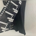 Anthropologie Tiny  Black/White Lace Embroidered Chaparral Tunic Tank Top; size S Photo 6