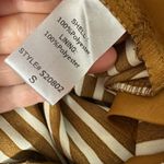 Mustard Seed Brown Stripe Pull On Trouser Pants Women's Small NEW Photo 3