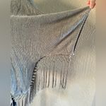 🤍BETTY & CO. Tassel Fringe Knit Shawl Wrap🤍 ~One Size Gray Size undefined Photo 3