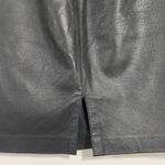 Newport News Black Leather Skirt Photo 3