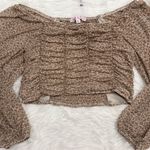 Crave fame Leopard Crop Top Size XL Photo 0